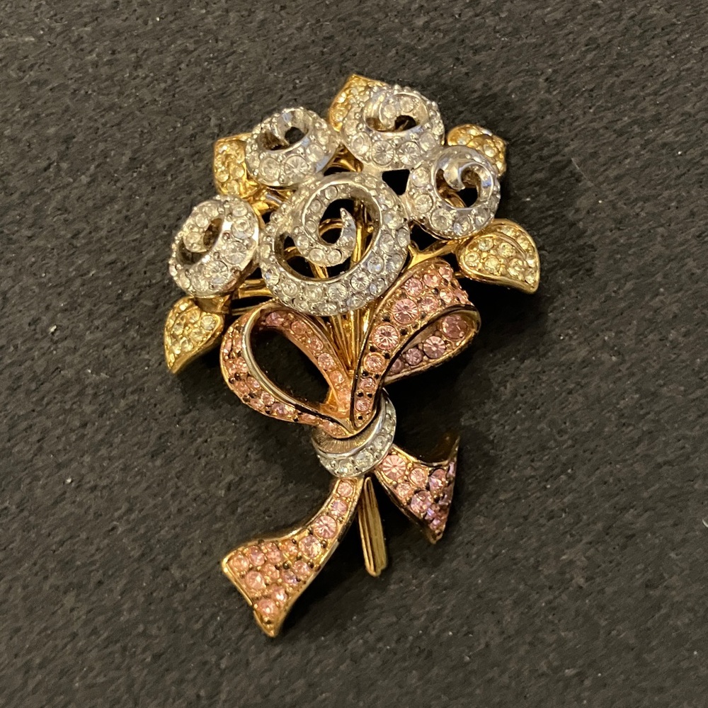 Vintage signed Swarovski Crystal 1998 Limited Edition Compassion Brooch